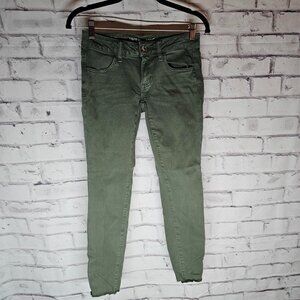 American Eagle Olive Green Jeans 4S